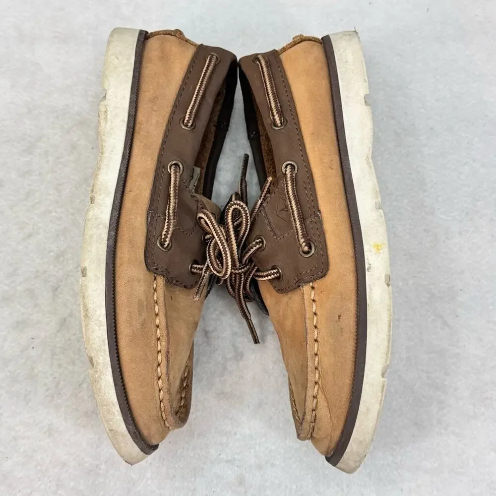 Boys Leather Sperry Top Sider Shoes Loafers Leeward size 13 Boat Shoes